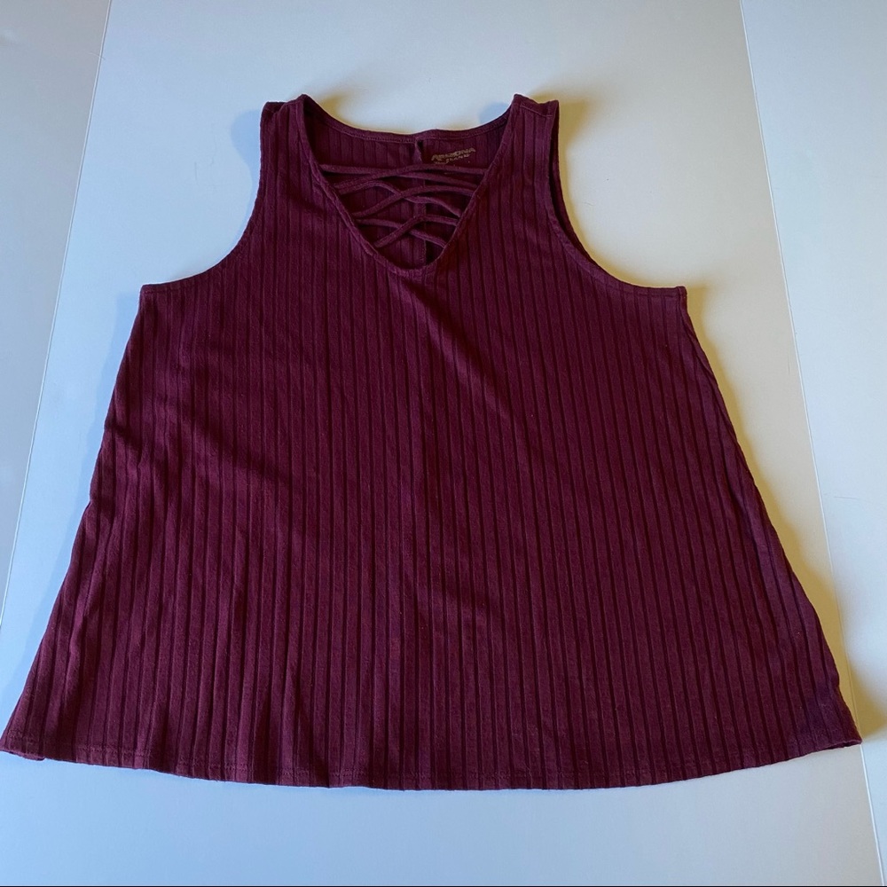 Arizona Jeans Co Women's Maroon Tank